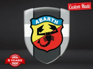 Fiat Abarth Custom Made Bumper Stickers Tuning Luxury Edition